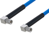 Plenum SMA Male Right Angle to SMA Male Right Angle Low PIM Cable 36 Inch Length Using SPP-250-LLPL Coax , LF Solder - PE3C5895-36 - Pasternack