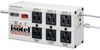 Isobar 6-Outlet Surge Protector, 6 ft. Cord with Right-Angle Plug, 3300 Joules, Diagnostic LEDs, Tel/Fax/Modem, Metal -- ISOTEL6ULTRA