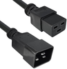 IEC 60320 C20 to IEC 60320 C19, 14AWG / 3C, SJT, 60C, 118 inches -- 331010-01 - Image