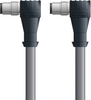 DN4110064F01 - LAPP UNITRONIC® DeviceNet Cordsets 14 & 18 AWG / 1 + 1 pair Bus - Gray PVC - M12 Male 90 deg / M12 Male 90 deg connectors - 1m - OLFDN4110064F01 - Lapp Tannehill