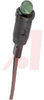 Indicator,Pnl-Mnt;LED;Diffused Green;20mcd (Typ.);1/4 in.;24 VDC;20 mA;60 deg - 70214116 - Allied Electronics, Inc.