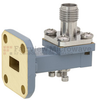 WR-28 to 2.92mm Female Waveguide to Coax Adapter UG-599/U Square Cover Standard with 26.5 GHz to 40 GHz Ka Band in Copper, Paint - FMWCA1000 - Fairview Microwave Inc.