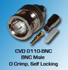 BNC Male - 0-Crimp, Self Locking - CVD 0110-BNC - Visual Sound, Inc.