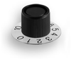Clear Plastic Dial Control Knob -- RB-67-0-TSK - Image