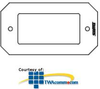 Legrand - Wiremold 8AT Series Device Mounting Plate - 8DEC - TelephoneStuff.com