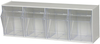 Clear Tip Out Bin, 4 Cups, White; Bin Colour Quantum Storage - 44AC7045 - Newark, An Avnet Company