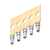 Female Vertical Throughboard Ø0.50mm Contact, 5 per carrier - D01-9840501 - Harwin Plc