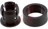 Clip, Mounting; Mounting Clip; 0.250 In. (Min.); Black; 0.36 in. - 70130379 - Allied Electronics, Inc.