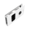 Flush Entry Door Latch, Key Locking, Standard Design, Fits 12.7  Door Thickness, Aluminum, White Powder Coated - MF-01-110-70 - Southco