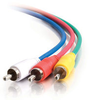 15ft CMG-Rated Composite Video with Stereo Audio Cable with Low Profile Connectors - 2203-40115-015 - Quiktron, Inc.