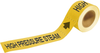 Brady Pipe Markers-To-Go B-736 Yellow Plastic Self-Adhesive Pipe Marker - 1 in Height - 8 in Length - Printed Msg = HIGH PRESSURE STEAM - 20439 - 754473-20439 - R. S. Hughes Company, Inc.