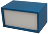 Enclosure, Box, Steel, Blue; Enclosure Type Bud Industries - 06M4733 - Newark, An Avnet Company