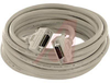 Cable Assy; 10 m; 28 AWG; Stranded; NonBooted; Parchment/Beige; UL, cUL Listed -- 70114062