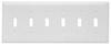 Standard Wall Plate - TP6-W - Hubbell Wiring Device-Kellems