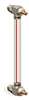 Nylon Liquid Level Gage with Shut-Off, 8” Centerline, 3/8