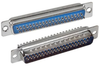 Solder cup D-sub connector HD62 male - DSB00044 - MilesTek Corporation