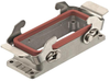 Bulkhead Housing, Han 16B Hood/insert; Heavy Duty Connector Type Harting - 67X8040 - Newark, An Avnet Company
