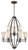BWN5009TM Mid. Chandeliers-Glass Up - 375013 - Capital Lighting, Inc.