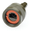 Ruggedized RJ45 Plug, Zinc-Nickel finish, fits cable OD .190-.270 inches -- T5B00011 - Image