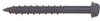 SLOTTED HEX WASHER HEAD CONCRETE SCREW ANCHORS, HI-LO THREAD SHARP POINT, CERAMIC COATED BLUE -- 406PFC - Image
