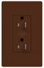 Duplex/Single Receptacle - SCR-15-DDTR-SI - Lutron Electronics Co., Inc.