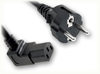 CEE 7/7 EURO SCHUKO to IEC-60320-C13 UP ANGLE HOME // Power Cords // International Power Cords // Europe Power Cords -- 8618.012 - Image