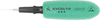 Excelta Three Star Mini Spatula - 260A-ET - 0.010 in Tip Width - 2 3/4 in Length - Plastic Handle - EXCELTA 260A-ET - R. S. Hughes Company, Inc.