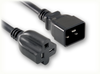 IEC-60320-C20 to NEMA 5-20R HOME // Power Cords // High Voltage Power Cords // Straight Blade Power Cords -- 5293.072 - Image