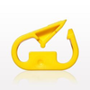 Pinch Clamp with Sidewall, Yellow - 13623 - Qosina Corp.