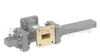 50 dB WR-75 Waveguide Crossguide Coupler with Square Cover Flange and SMA Female Coupled Port from 10 GHz to 15 GHz in Bronze - FMWCT1063 - Fairview Microwave Inc.