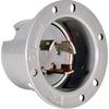 Inlet, Turnlok Flanged Inlet, 30A, 250V, NEMA Config: L6-30P, 3 Wire Ground,Gray - 70050642 - Allied Electronics, Inc.