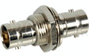 Isolated BNC Female-Female Chassis 75Ohm - Red - BF-BFCMI RD - Visual Sound, Inc.