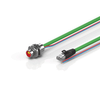 ZK7102-AF00-Axxx | B12, ENP cable, PUR, 2 x 0.75 mm² + (1 x 4 x AWG22), drag-chain suitable, key 1 (24 V DC) -  - Beckhoff Automation LLC