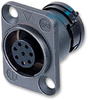Circular Connector, Neutricon Series, Receptacle, 8, Socket, Solder, Panel Mount Rohs Compliant Neutrik - 53M9651 - Newark, An Avnet Company