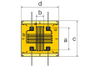 Strain gauge 1.5/120 XY91 -- 1-XY91-1.5/120 - Image