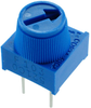 Trimmer, Pot, 1M, 1Turn, Th; Trimpot Type Bourns - 62J2097 - Newark, An Avnet Company