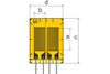 Strain gauge 3/350 DY11 -- 1-DY11-3/350 - Image