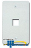 Sprint Modular Faceplate - 1 Port/Single Gang - SP-KSFP1 - TelephoneStuff.com
