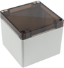 Small Enclosure, Polycarbonate, Grey/clr; Enclosure Type Hammond - 98AC7206 - Newark, An Avnet Company