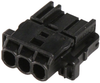 Rcpt Housing, 3Pos, Pa6.6 Gf, Black; Product Range Raychem Te Connectivity - 28T0203 - Newark, An Avnet Company