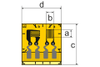 Strain gauge 1.5/120 XY101 -- 1-XY101-1.5/120 - Image