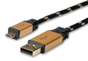 Computer Cable, Usb2.0, 800Mm, Black; Connector To Connector Roline - 84X0261 - Newark, An Avnet Company