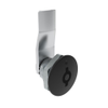 Quarter-Turn Cam Latch, 5 mm Double Bitted Recess, 12mm  Grip, Not Sealed, Zinc Alloy, Powder Coat, Black - E5-1-075-070 - Southco
