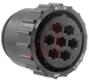 Connector; 7; Plug; Wire; 23; All Plastic; 1-3/8-18 UNEF-2A; Free Hanging - 70082969 - Allied Electronics, Inc.