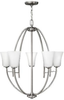 4705BN Mid. Chandeliers-Glass Up - 646500 - Capital Lighting, Inc.