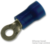 Terminal, Ring Tongue, #4, Crimp, Blue; Stud Size - Metric Amp - Te Connectivity - 96F7784 - Newark, An Avnet Company