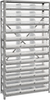 Open Shelving, 13Shelves, 36Bins, Clear; Shelving Unit Type Quantum Storage - 42AC9120 - Newark, An Avnet Company