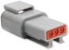 Connector Housing, Rcpt, 3 Way, Plastic; Product Range Amphenol Sine/tuchel - 12X8204 - Newark, An Avnet Company