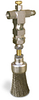 (Formerly A2261-3X02), Valve Brush, 1” Round Stainless Steel, 1/8” Female NPT Inlet - A2261-SR3BHW - Oil-Rite Corp.