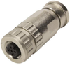 Sensor Connector, M12, Rcpt, 4Pos, Cable; Product Range Harting - 91Y4092 - Newark, An Avnet Company